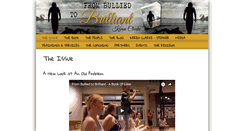 Desktop Screenshot of frombulliedtobrilliant.com